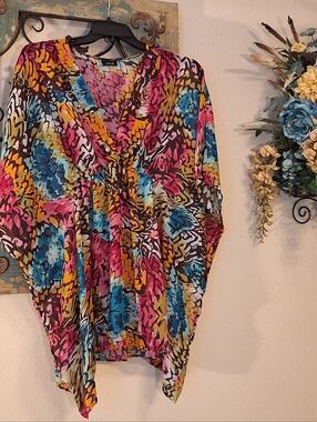 Apt. 9 Swim Coverup Multi -  NWOT Size OS  ■ ONE SIZE FITS MOST